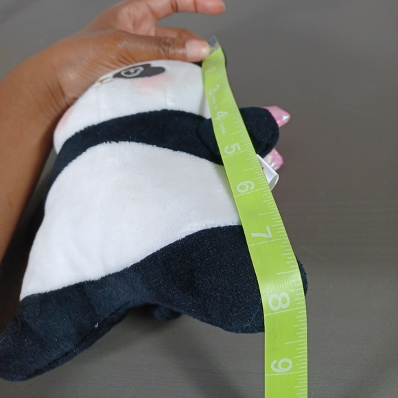 •8" Justice Pandacorn Plush Panda Bear Unicorn Stuffed Animal Toy Pink Wings - Picture 9 of 15